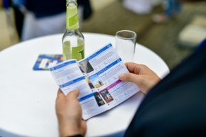 Blick ins aufgeschlagene Programmheft für 2019